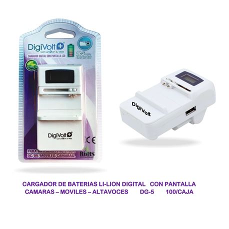 Cargador Digital con pantalla LCD DigiVolt DG-5