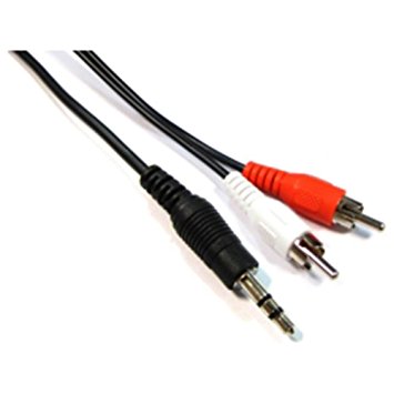Cable Audio Stereo Mini jack 3.5-M a 2RCA-M 1.5m