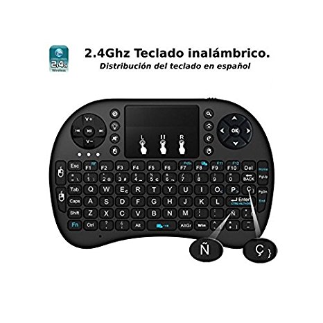 Mini teclado inalámbrico LED