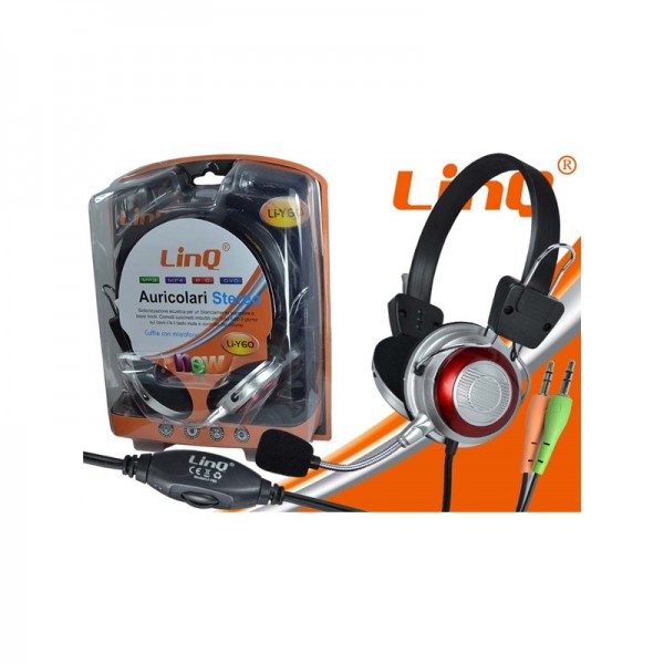 Auriculares Estéreo con micrófono LinQ Li-Y60