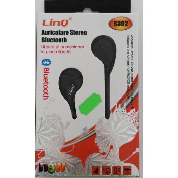 Auriculares Estéreo Bluetooth LinQ S302