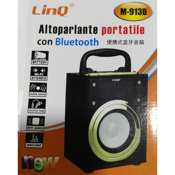 Altavoz bluetooth linQ M-913B 