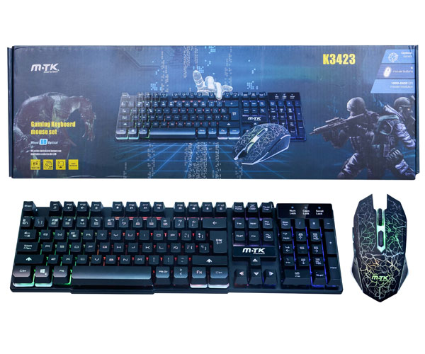 Teclado + ratón gaming MTK K3423