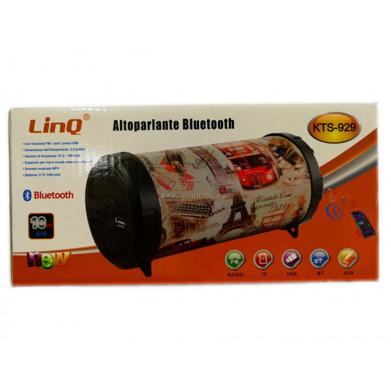 Altavoz bluetooth linQ KTS-929