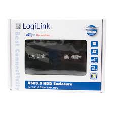 Caja de disco rígido externa LogiLink® 2,5 pulgadas S-ATA USB 3.0 Alu