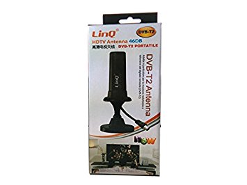 Antena portátil TV 46DB linQ DVB-T2  