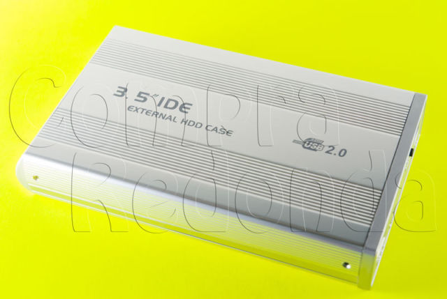 Caja externa para discos duros IDE 3,5" Pacifico