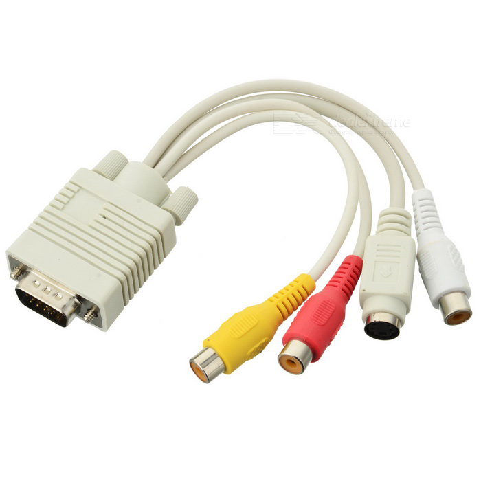 Cable VGA a S-Video/3RCA hembra