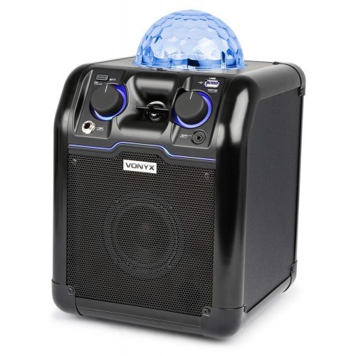 Altavoz VONYX SBS50B Bafle party con bola RGB KED 