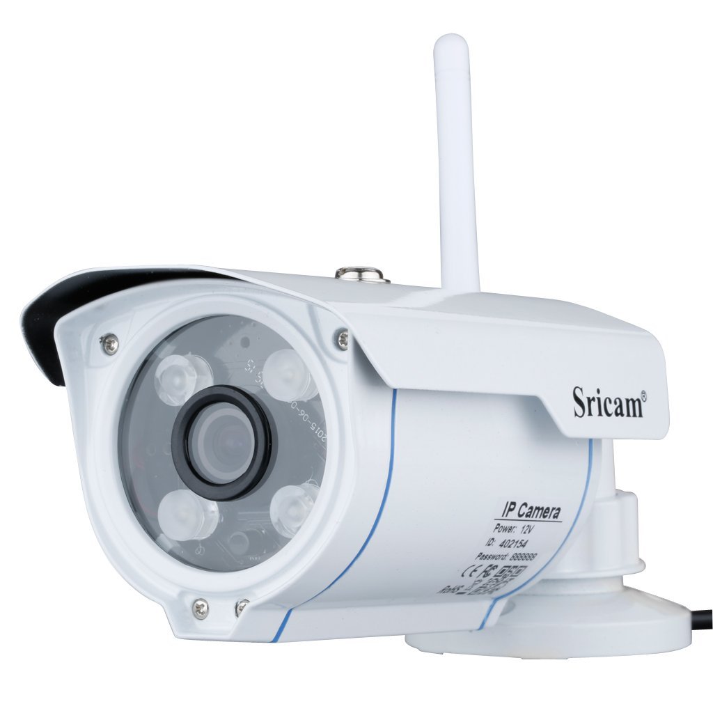 Cámara IP al aire libre de Vigilancia inalámbrica 720P CCTV ONVIF resistente al agua Sricam SP009