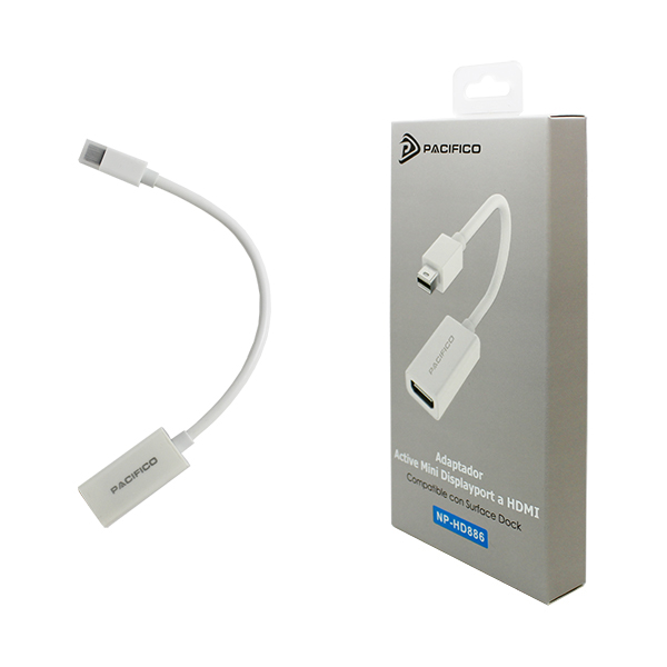 Adaptador Active Mini Displayport a HDMI Pacífico NP-HD886