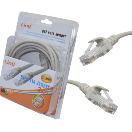 Cable de red linQ 3m IT-3MB