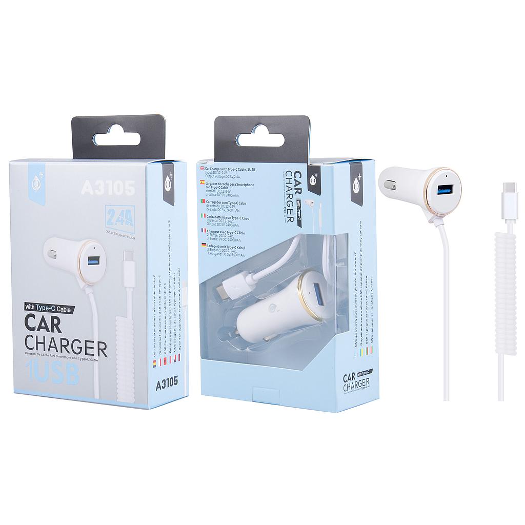 Cargador One plus 1USB 2.4A A3105