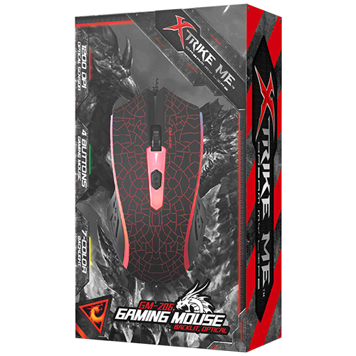 Ratón gaming XTREKE-ME GM-206