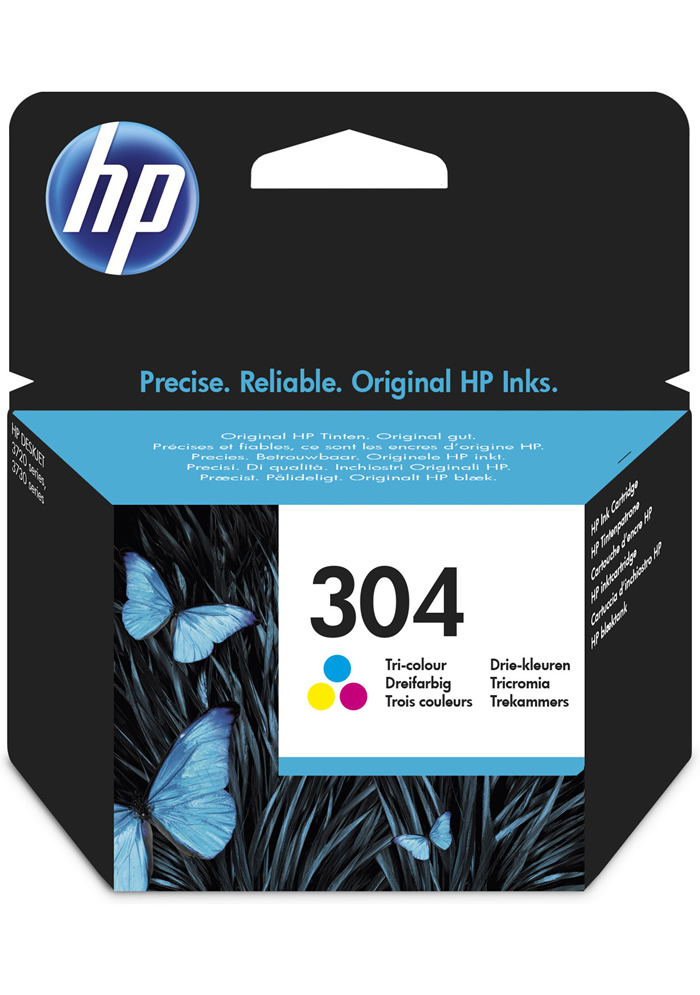 Cartucho original HP 304 color