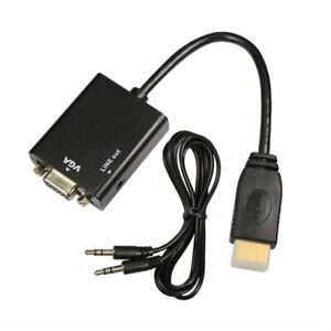 Adaptador linQ HD-VGA0.3M HDMI A VGA con audio