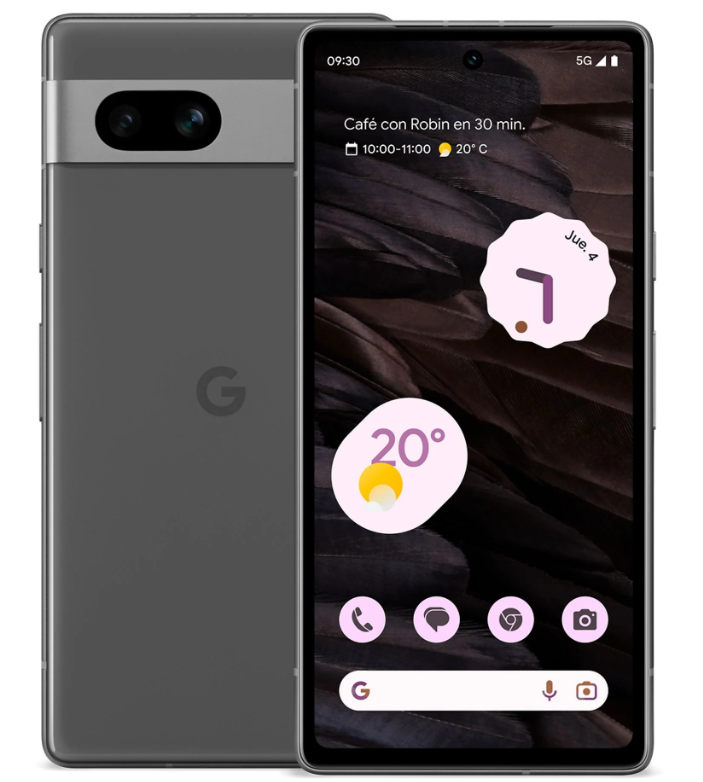 Google Pixel 7a, Carbón, 128 GB, 8 GB RAM, 6.1 " OLED