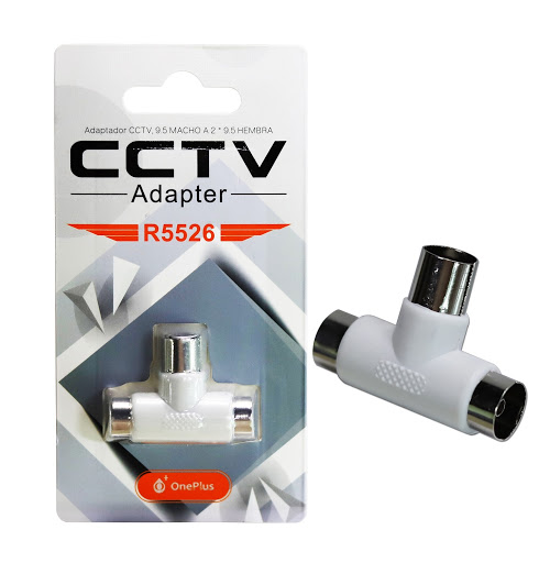 Adaptador CCTV Macho a 2 Hembras OnePlus R5526