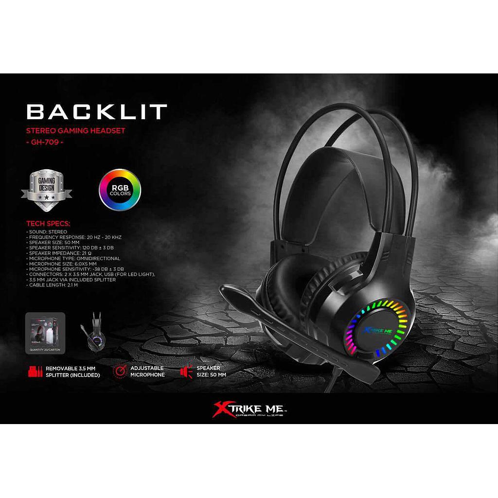 Auriculares Gaming con Micrófono GH-709