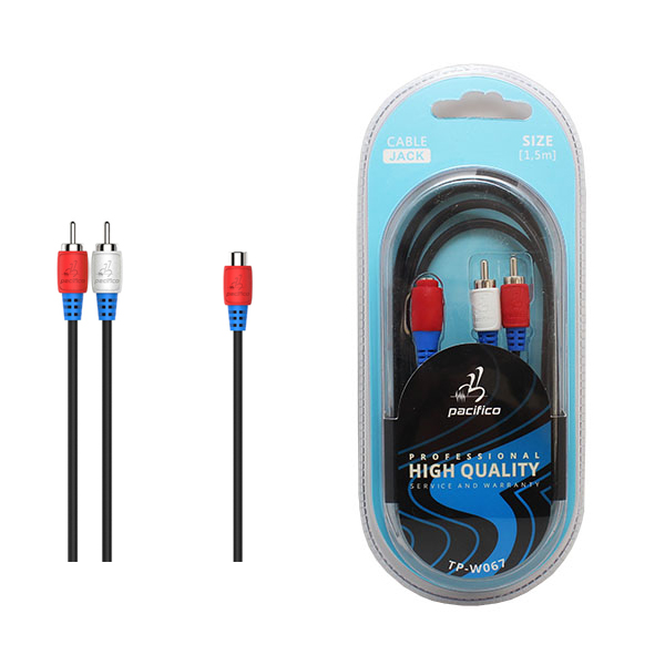 CABLE DC 3.5 HERMBRA RCA MACHO DE 1.5 TP-W067