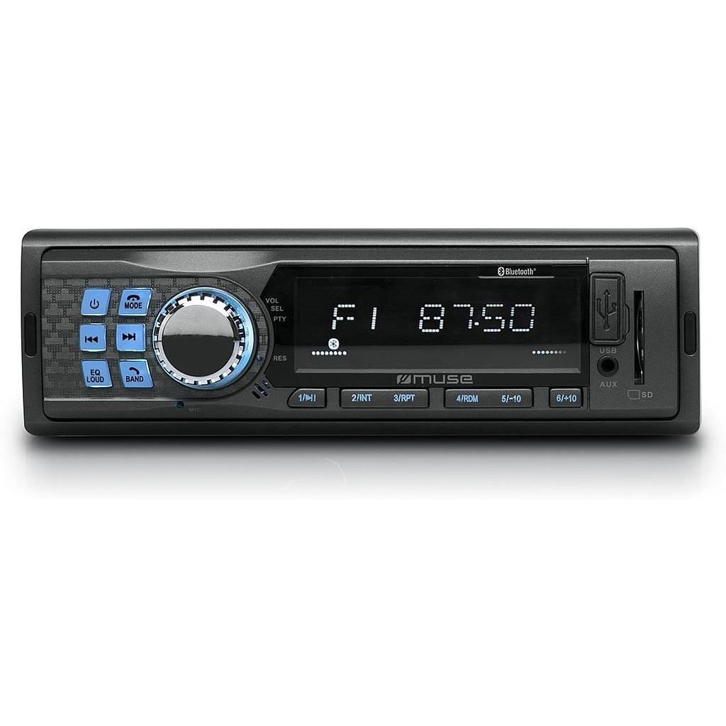 RADIO PARA COCHE CON BLUETOOTH Y USB/SD MUSE M-199 BT