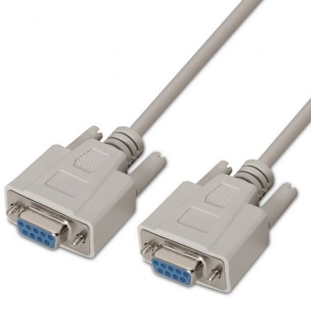 Cable Serie RS232 Aisens A112-0066/ DB9 Hembra - DB9 Hembra/ 1.8m
