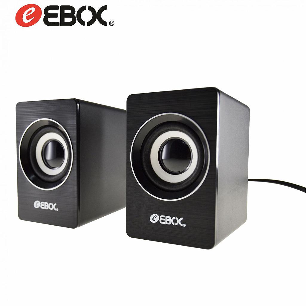 Altavoces Multimedia PC/Portátil 2.0 Jack 3.5 mm ebox EAB-8303