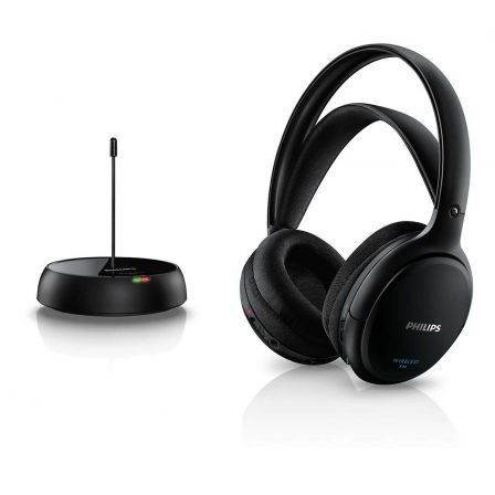 Auriculares Inalámbricos Philips SHC5200/ Radiofrecuencia/ Negros