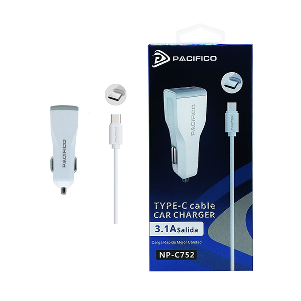 Cargador Tipo C para coche – 3.1A NP-C752