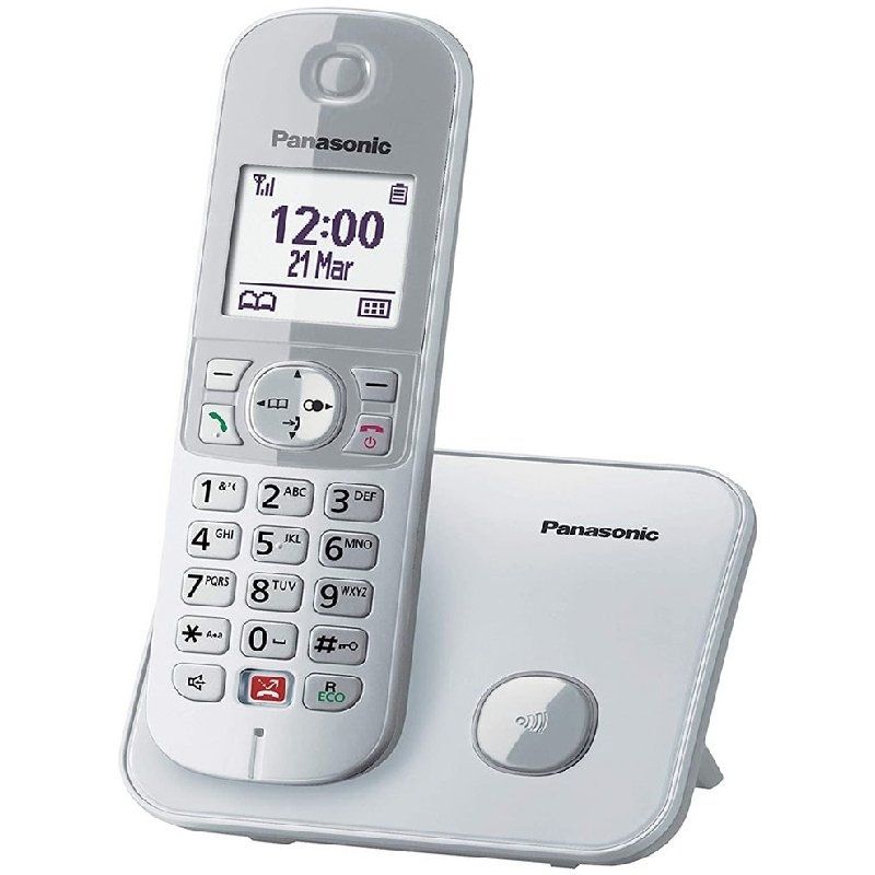 Teléfono Inalámbrico Panasonic KX-TG6851SP/ Plata