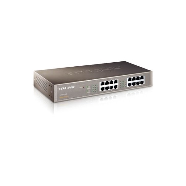 SWITCH TP-LINK 16P 10-100-1000 RACK