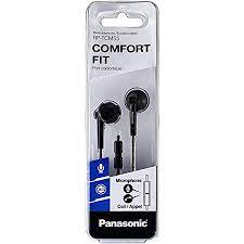 Auriculares Intrauditivos Panasonic RP-TCM55/ con Micrófono/ Jack 3.5/ Negros